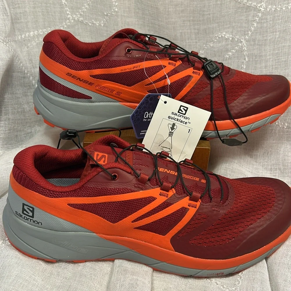 NWT Salomon trail running Sense Ride 2 shoes